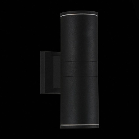 Светильник уличный настенный ST-Luce Черный/Черный LED 2*5W 4000K SL561.401.02 - фото