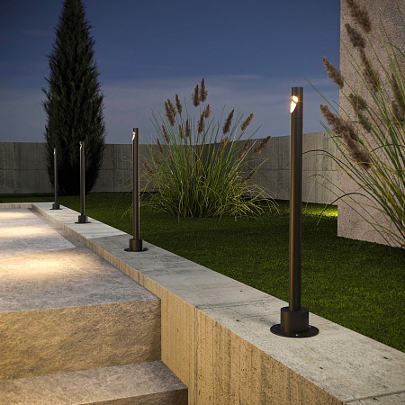 Светильник садово-парковый светодиодный Latent черный 35174/S черный Elektrostandard - фото