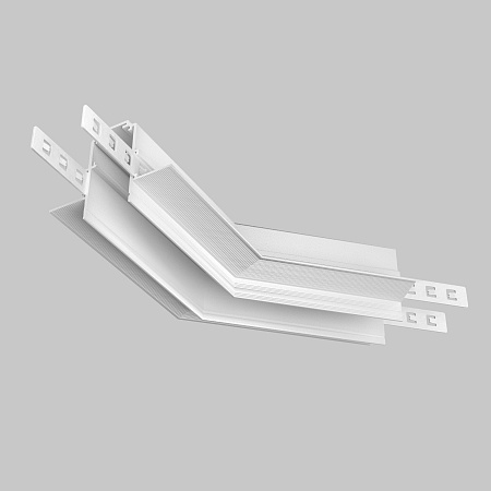 Угол-соединитель 135° Exility встраиваемый  белый - фото