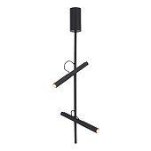 Светильник подвесной ST-Luce Черный/Черный, Золотистый LED 2*3W 3000K SL6210.403.02