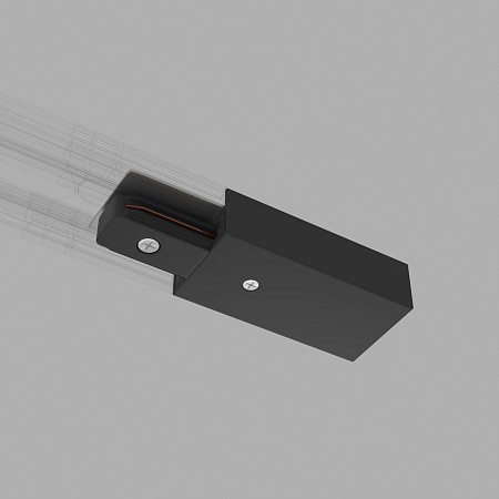 Ввод питания и заглушка торцевая для однофазного шинопровода черный TRP-1-1-BK Elektrostandard - фото