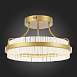 Светильник потолочный ST-Luce Матовое золото/Прозрачный LED 1*34W 3000K SL383.202.01 - фото