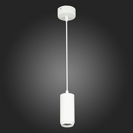 Светильник подвесной Zoom Белый LED 1*10W 3000K 1 000Lm Ra>80 15-60° IP20 D59xH130 170- ST600.533.10 - фото