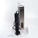 Светильник потолочный Feron ML1842 Barrel ECHO levitation MR16 35W, 230V, GU10, чёрный, с антибликовой сеточкой, на подвесе 1,7 - фото