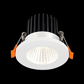 Св-к встр. Белый LED 1*10W 3000K 900Lm Ra&gt;90 38° IP20 D80xH60 170-240V ST704.538.10
