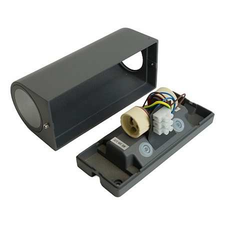 Светильник садово-парковый Feron DH030,на стену, E27 230V, черный - фото