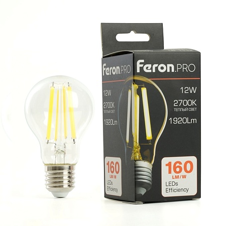 Лампа светодиодная Feron.PRO LB-1112 Шар E27 1920LM 12W 175-265V 2700K - фото