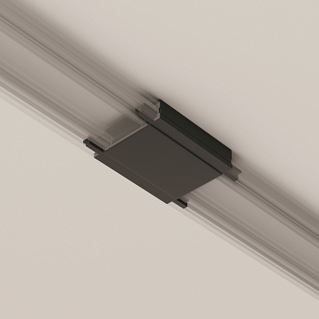 Коннектор питания прямой Radity черный - фото