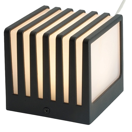 Светильник садово-парковый Feron DH0605, на стену, GX53 230V, черный - фото