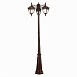 Светильник уличный наземный ST-Luce Кофейный/Кофейный, Прозрачный E27 3*60W SL083.705.03 - фото