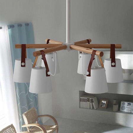 Люстра Потолочная На Штанге Natura C8 Black Imperiumloft 178002-26 - фото