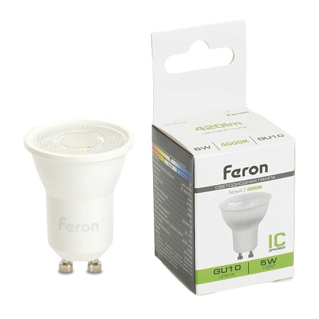 Лампа светодиодная Feron LB-272 MR11 GU10 5W 175-265V 4000K - фото