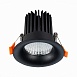Св-к встр. Черный LED 1*10W 4000K 900Lm Ra>90 38° IP20 D85xH75 170-240V ST703.448.10 - фото