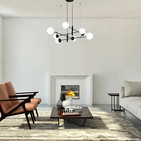 Подвесной светильник Eurosvet 70146/8 черный - фото