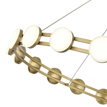 Светильник подвесной ST-Luce золотистый/белый LED 1*40W 4000K SL6610.203.20 - фото