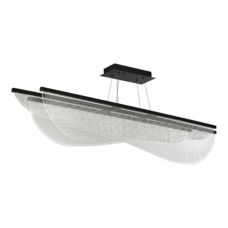 Светильник подвесной ST-Luce Черный/Прозрачный LED 1*60W 4000K SL6509.423.01 - фото