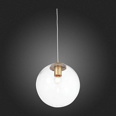 Подвес ST-Luce Матовое золото/Прозрачный E27 1*40W SL1150.203.01 - фото