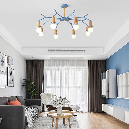 Потолочная Люстра Les Color D72 Blue Imperiumloft 220508-23 - фото