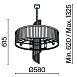 Подвесной светильник Maytoni MOD174PL-06G - фото