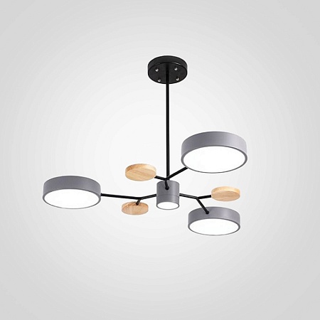 Люстра На Штанге Meade 4 Lamps Grey Imperiumloft 151685-26 - фото