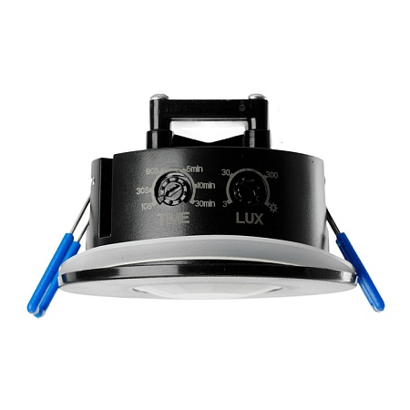 Датчик движения и освещенности 1200W 8m 120°(гориз.) 360°(верт.) чёрный, SEN55, артикул 51577 - фото