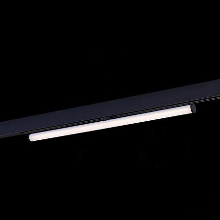 Магнитный трековый светильник Черный LED 1*10W 4000K 1 100Lm Ra>90 120° IP20 L604xW28xH ST803.446.10 - фото
