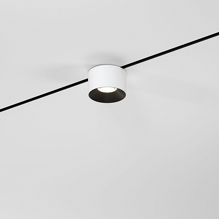 Mini Magnetic Трековый светильник 5W 3000K белый/черный 85205/01 Elektrostandard - фото