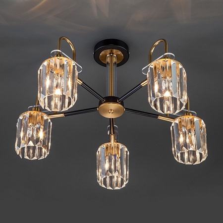 Потолочный светильник Eurosvet 70090/5 черный - фото