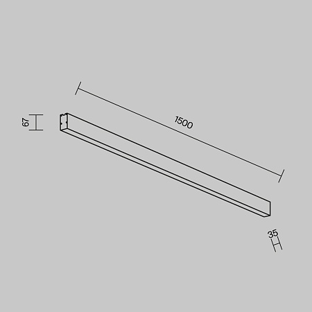 Линейный светильник Technical LL311045 - фото