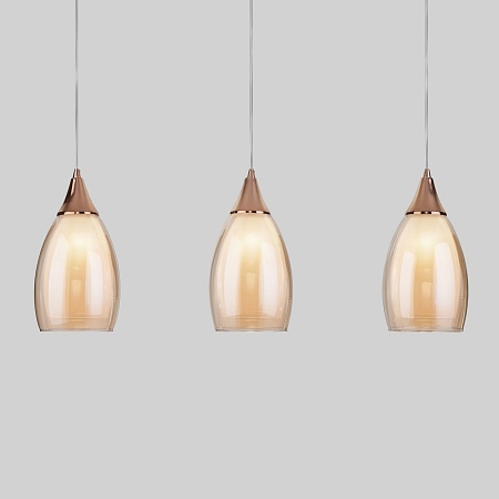 Подвесной акцентный светильник Eurosvet 50285/3 золото - фото