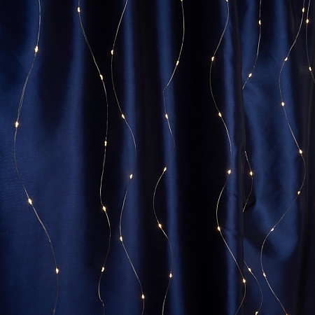 Светодиодная гирлянда Feron CL591 занавес типа Роса 3*3м  + 3м 2700К USB, прозрачный шнур - фото