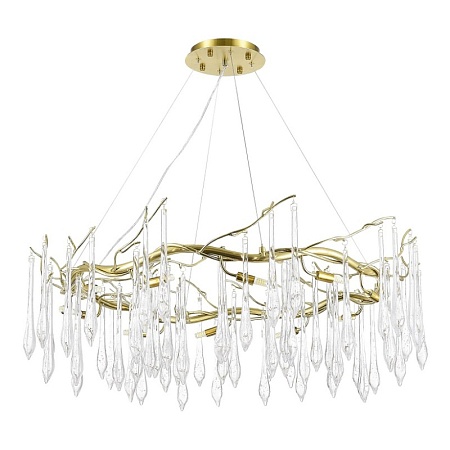 Светильник подвесной ST-Luce Шампань/Шампань, Прозрачный G9 12*5W 4000K SL1660.203.12 - фото