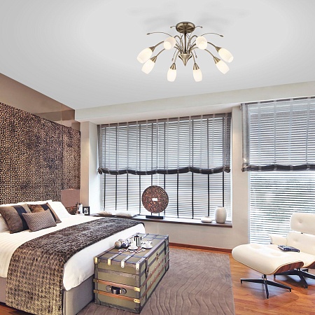 Потолочный светильник Eurosvet 30280/8 античная бронза - фото