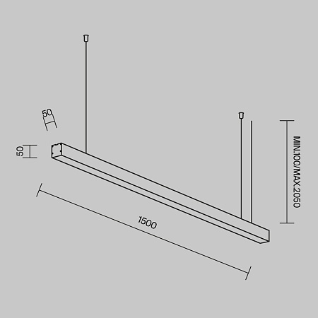 Линейный светильник Technical LL312022 - фото