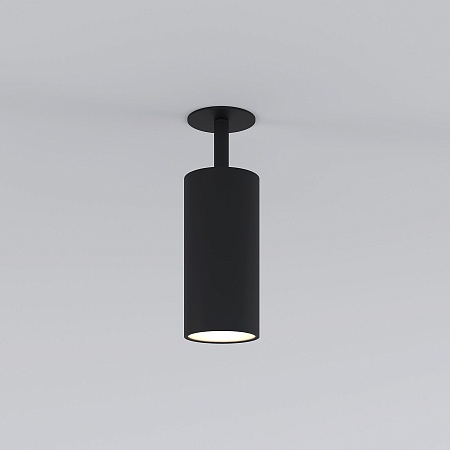 Встраиваемый светодиодный светильник Diffe черный 25066/LED Elektrostandard - фото