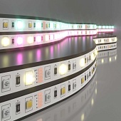 Светодиодная лента 24 В 14,4 Вт/м 60 Led/м 5050+5050 IP20, MIX RGB/теплый белый, 5 м Лента светодиодная 24V 14,4W 60Led 5050+5050 IP20 MIX RGB/теплый белый, 5м