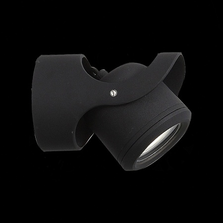 Светильник уличный настенный ST-Luce Черный/Черный, Прозрачный G5,3 1*3W SL093.401.01 - фото