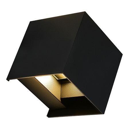 Светильник уличный настенный ST-Luce черный/черный LED 1*10W 2700K SL9513.401.01 - фото