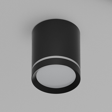 DK4013-BK Светильник накладной IP 20, 5 Вт, LED 4000, черный, алюминий/акрил - фото