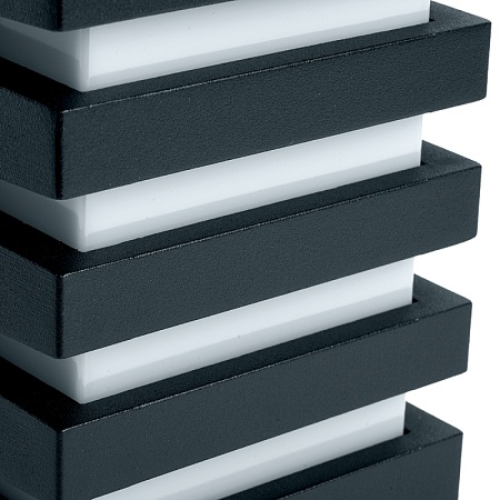 Светильник садово-парковый Feron DH0602,на стену, E27 230V, черный - фото