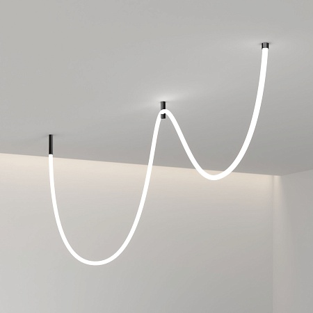 Потолочное крепление для круглого гибкого неона Full light черный FL 2880 черный Elektrostandard - фото