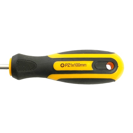 Отвертка крестовая STEKKER Pz 1 х 100 мм, Cr-V, SDM-PZ1-100 - фото
