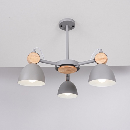 Потолочная Люстр На Штанге Rolla 3 Gray Imperiumloft 101991-26 - фото