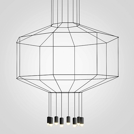 Подвесной Светильник Via Wireflow Polyhedral 0299 Octagonal Imperiumloft 84534-22 - фото