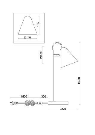 Настольный светильник Freya FR8001TL-01WG - фото