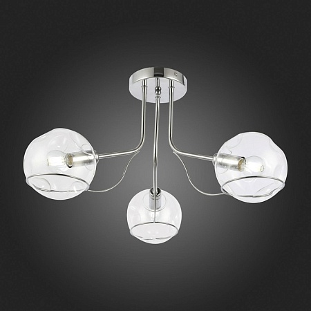 Светильник потолочный Хром/Прозрачный E14 3*40W SLE102502-03 - фото