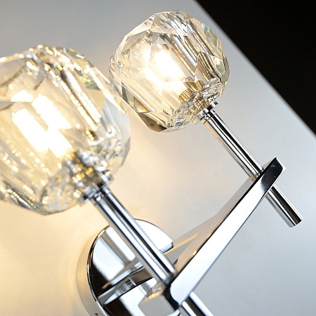 Бра Boule De Cristal Double Sconce Chrome Imperiumloft 156049-22 - фото