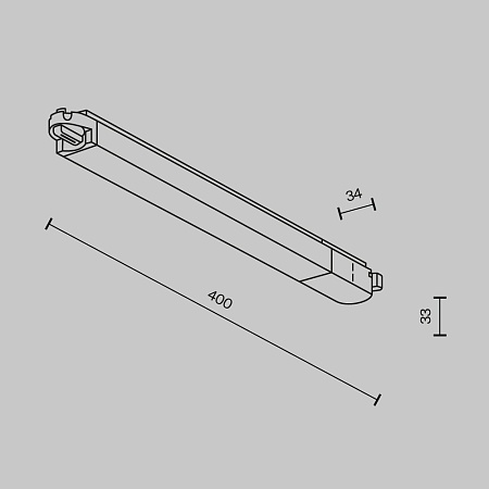 Трековый светильник Technical BASIS TR000-1-12W3K-B - фото