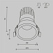 Встраиваемый светильник Technical DL118-15W-2.7K-B - фото