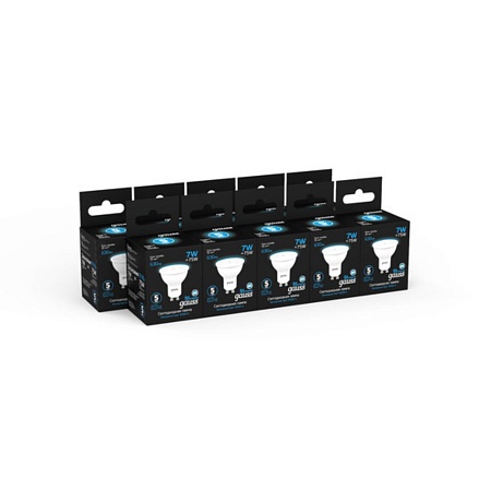 Светодиодная лампа Gauss Софит 7W 630Lm 6500K GU10 101506307 - фото